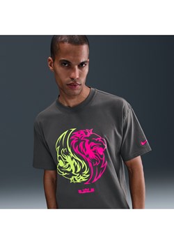 T-shirt męski LeBron Max90 - Szary ze sklepu Nike poland w kategorii T-shirty męskie - zdjęcie 184611370