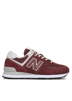 Sneakersy New Balance ML574EVM Bordowy ze sklepu eobuwie.pl w kategorii Buty sportowe męskie - zdjęcie 184612123