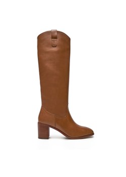 Kozaki Lauren Ralph Lauren 802937812003 Brązowy ze sklepu eobuwie.pl w kategorii Kozaki damskie - zdjęcie 184612162