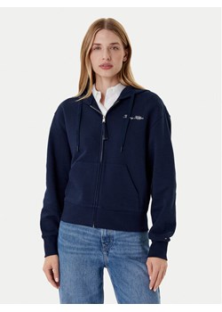 Tommy Hilfiger Bluza Script WW0WW45742 Granatowy Regular Fit ze sklepu MODIVO w kategorii Bluzy damskie - zdjęcie 184613234