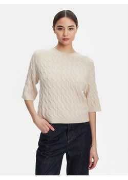 Marella Sweter Franz 2523366084 Beżowy Regular Fit ze sklepu MODIVO w kategorii Swetry damskie - zdjęcie 184613270