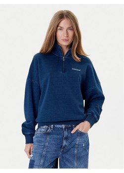 Guess Jeans Bluza W5YQ10 KCXQ1 Granatowy Regular Fit ze sklepu MODIVO w kategorii Bluzy damskie - zdjęcie 184613304