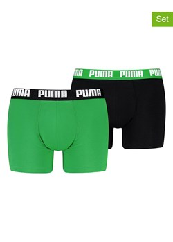 Puma Bokserki (2 pary) w kolorze czarno-zielonym ze sklepu Limango Polska w kategorii Majtki męskie - zdjęcie 184614831