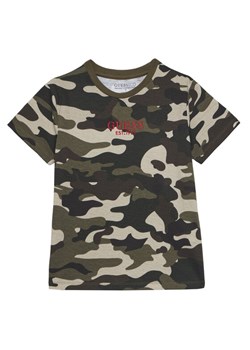 Guess T-Shirt L5YI19 K8HM4 Khaki Regular Fit ze sklepu MODIVO w kategorii T-shirty chłopięce - zdjęcie 184615062