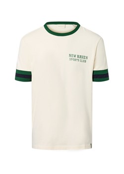 Gant Koszulka męska Mężczyźni Bawełna écru jednolity ze sklepu vangraaf w kategorii T-shirty męskie - zdjęcie 184615493