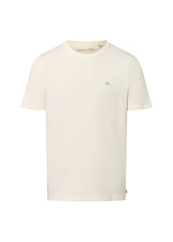 Scotch & Soda Koszulka męska Mężczyźni Bawełna écru jednolity ze sklepu vangraaf w kategorii T-shirty męskie - zdjęcie 184615511