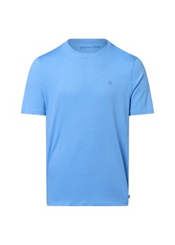 Scotch & Soda Koszulka męska Mężczyźni Bawełna niebieski jednolity ze sklepu vangraaf w kategorii T-shirty męskie - zdjęcie 184615512