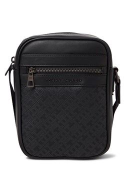 Tommy Hilfiger Męska torba na ramię Mężczyźni Sztuczna skóra czarny jednolity ze sklepu vangraaf w kategorii Torby męskie - zdjęcie 184615521