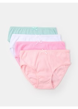 Sinsay - Majtki z prążkowanej dzianiny 4 pack - wielobarwny ze sklepu Sinsay w kategorii Majtki dziecięce - zdjęcie 184617062