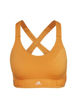 Biustonosz sportowy adidas Fastimpact Luxe Run High-Support HC5439 - pomarańczowy ze sklepu streetstyle24.pl w kategorii Biustonosze - zdjęcie 184617251