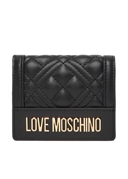 LOVE MOSCHINO Mały Portfel Damski JC5601PP1NLA0000 Czarny ze sklepu MODIVO w kategorii Portfele damskie - zdjęcie 184617300