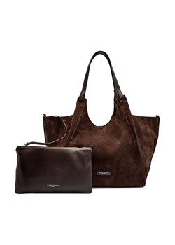 GIANNI CHIARINI Skórzana shopperka + saszetka ze sklepu Gomez Fashion Store w kategorii Torby Shopper bag - zdjęcie 184618502