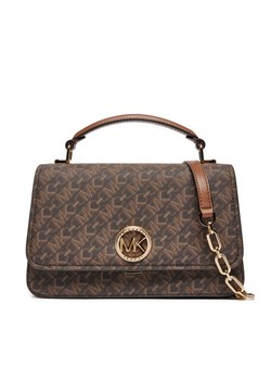 Torebka MICHAEL Michael Kors Delancey 30T4GD8S6B Brązowy ze sklepu eobuwie.pl w kategorii Torebki damskie - zdjęcie 184620294