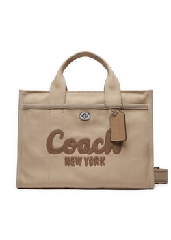 Torebka Coach Cargo CP158 Beżowy ze sklepu eobuwie.pl w kategorii Torby Shopper bag - zdjęcie 184620334