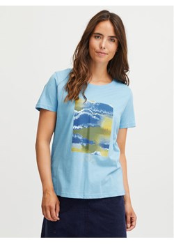 Fransa T-Shirt 20612765 Niebieski Regular Fit ze sklepu MODIVO w kategorii Bluzki damskie - zdjęcie 184623232
