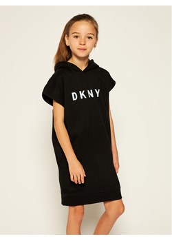 DKNY Sukienka codzienna D32738 M Czarny Regular Fit ze sklepu MODIVO w kategorii Sukienki dziewczęce - zdjęcie 184623272