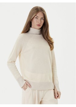 TWINSET Golf 252TP3582 Beżowy Loose Fit ze sklepu MODIVO w kategorii Swetry damskie - zdjęcie 184623293