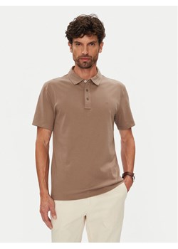 Michael Kors Polo CS15073C93 Brązowy Regular Fit ze sklepu MODIVO w kategorii T-shirty męskie - zdjęcie 184623321