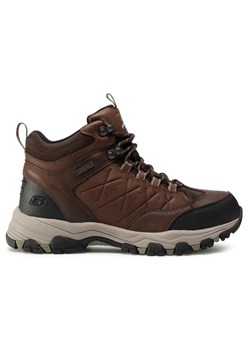 Skechers Trapery Telago 66283/LTBR Brązowy ze sklepu MODIVO w kategorii Buty trekkingowe męskie - zdjęcie 184623351