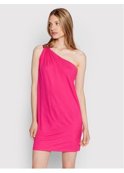 Pinko Sukienka koktajlowa Alagna 1G17DU Y7SC Różowy Slim Fit ze sklepu MODIVO w kategorii Sukienki - zdjęcie 184623412