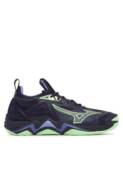 Mizuno Buty halowe Wave Momentum 3 V1GA2312 Niebieski ze sklepu MODIVO w kategorii Buty sportowe męskie - zdjęcie 184623493