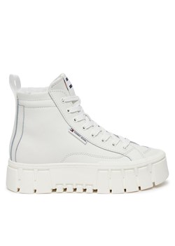 Tommy Jeans Botki EN0EN02609 Biały ze sklepu MODIVO w kategorii Botki - zdjęcie 184623512