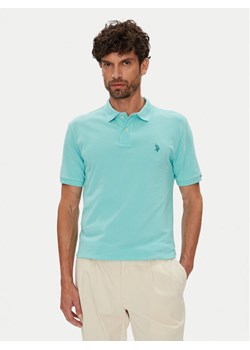 U.S. Polo Assn. Polo MUP3312 Niebieski Regular Fit ze sklepu MODIVO w kategorii T-shirty męskie - zdjęcie 184623590