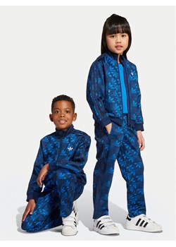 adidas Dres Firebird JW0295 Niebieski Regular Fit ze sklepu MODIVO w kategorii Komplety dziewczęce - zdjęcie 184623630