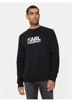 KARL LAGERFELD Bluza 705091 543917 Czarny Regular Fit ze sklepu MODIVO w kategorii Bluzy męskie - zdjęcie 184623650