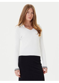 PINKO Sweter Linosa 105418 A2PS Biały Regular Fit ze sklepu MODIVO w kategorii Swetry damskie - zdjęcie 184623712