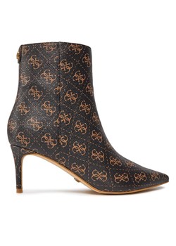 Botki Guess Brayan2 FL8BR3 FAL10 Brązowy ze sklepu eobuwie.pl w kategorii Botki - zdjęcie 184626683