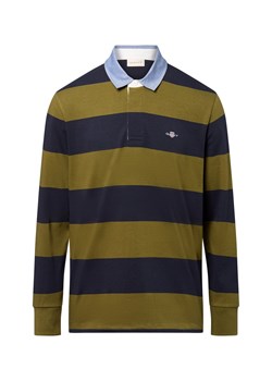 Gant Męska koszulka polo Mężczyźni Bawełna granatowy w paski ze sklepu vangraaf w kategorii T-shirty męskie - zdjęcie 184627190