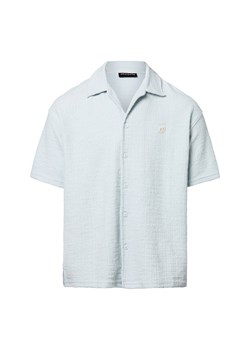 PEGADOR Męska koszula casual - Libco Mężczyźni Comfort Fit jasnoniebieski jednolity ze sklepu vangraaf w kategorii Koszule męskie - zdjęcie 184627192