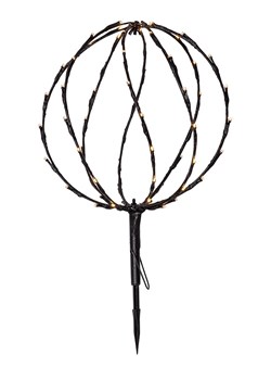 STAR Trading Solarna lampa LED &quot;Sphere&quot; w kolorze czarnym - 30 x 44 cm ze sklepu Limango Polska w kategorii Oświetlenie ogrodowe - zdjęcie 184627274