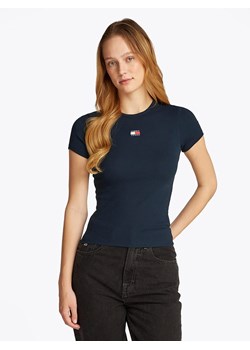 TOMMY JEANS Koszulka w kolorze granatowym ze sklepu Limango Polska w kategorii Bluzki damskie - zdjęcie 184627512