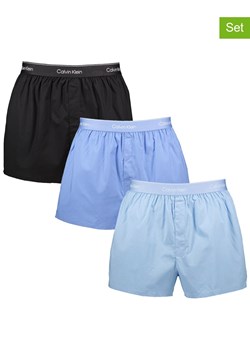 CALVIN KLEIN UNDERWEAR Bokserki (3 pary) w kolorze czarno-niebieskim ze sklepu Limango Polska w kategorii Majtki męskie - zdjęcie 184627681