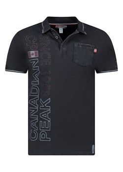 Canadian Peak Koszulka polo &quot;Konakreak&quot; w kolorze czarnym ze sklepu Limango Polska w kategorii T-shirty męskie - zdjęcie 184628081