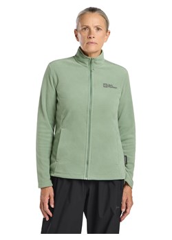 Jack Wolfskin Kurtka polarowa &quot;Taunus&quot; w kolorze zielonym ze sklepu Limango Polska w kategorii Bluzy damskie - zdjęcie 184628490