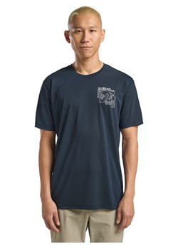 Jack Wolfskin Koszulka funkcyjna &quot;Vonnan&quot; w kolorze granatowym ze sklepu Limango Polska w kategorii T-shirty męskie - zdjęcie 184628561