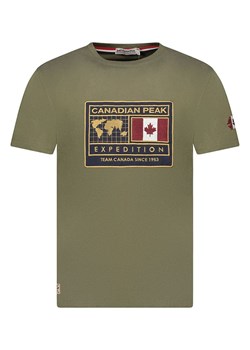 Canadian Peak Koszulka &quot;Jofoteneak&quot; w kolorze khaki ze sklepu Limango Polska w kategorii T-shirty męskie - zdjęcie 184628713