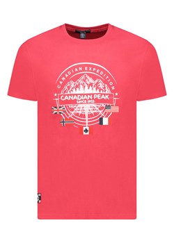 Canadian Peak Koszulka &quot;Jovanyeak&quot; w kolorze czerwonym ze sklepu Limango Polska w kategorii T-shirty męskie - zdjęcie 184628753