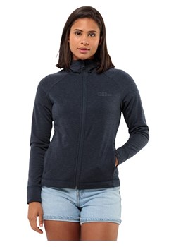 Jack Wolfskin Kurtka polarowa &quot;Waldsee&quot; w kolorze granatowym ze sklepu Limango Polska w kategorii Bluzy damskie - zdjęcie 184628800
