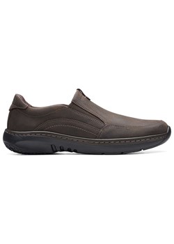 Clarks Skórzane slippersy &quot;ClarksPro Step&quot; w kolorze beżowo-szarym ze sklepu Limango Polska w kategorii Buty sportowe męskie - zdjęcie 184628911