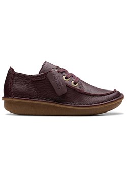 Clarks Skórzane trzewiki &quot;Funny Dream&quot; w kolorze bordowym ze sklepu Limango Polska w kategorii Półbuty damskie - zdjęcie 184629003