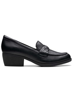 Clarks Skórzane mokasyny &quot;Charlten Echo&quot; w kolorze czarnym ze sklepu Limango Polska w kategorii Mokasyny damskie - zdjęcie 184629010