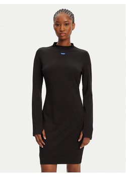 HUGO Sukienka codzienna Nilla 50545016 Czarny Slim Fit ze sklepu MODIVO w kategorii Sukienki - zdjęcie 184629054
