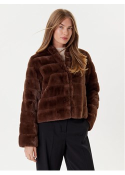 Marella Futro Carpazi 2525456011 Brązowy Regular Fit ze sklepu MODIVO w kategorii Futra damskie - zdjęcie 184629070