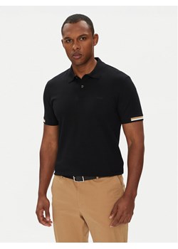 Boss Polo Parlay 147 50467113 Czarny Regular Fit - id: 0000209620030 - marki BOSS HUGO BOSS - 184629093 Boss Polo Parlay 147 50467113 Czarny Regular Fit ze sklepu MODIVO w kategorii T-shirty męskie - zdjęcie 184629093