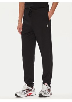 U.S. Polo Assn. Spodnie dresowe MUP4416 Czarny Relaxed Fit ze sklepu MODIVO w kategorii Spodnie męskie - zdjęcie 184629111