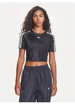 adidas T-Shirt adicolor Teamgeist Baby JD0268 Czarny Slim Fit - id: 0000304812712 - marki adidas - 184629130 adidas T-Shirt adicolor Teamgeist Baby JD0268 Czarny Slim Fit ze sklepu MODIVO w kategorii Bluzki damskie - zdjęcie 184629130